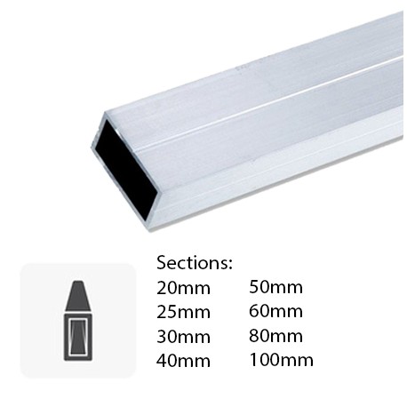 Barre aluminium 2m + obturateurs - Barres - MAXIAVENUE