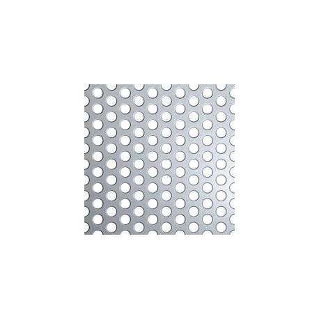 Plaque Perforée En Acier Inoxydable 304 - 19Ga, Trous Hexagonaux - Pour Grille Ventilation, Décoration, Protection